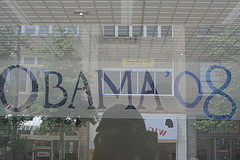 Obama office in Lynchburg, Va. (photo by Andrea Useem)